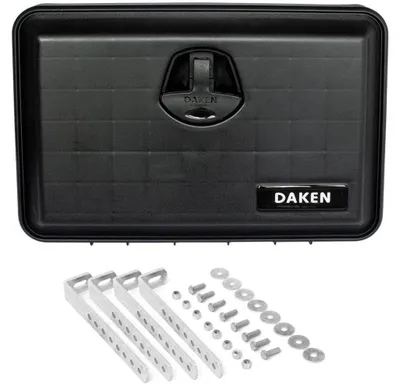 Produktbild von DAKEN Werkzeugkasten JUST 81100 500x350x300mm 27l mit Montagehalterungen für LKW Anhänger Staubox wasserdicht