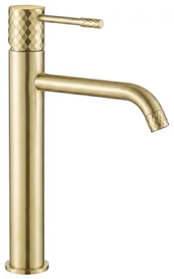 Immagine prodotto di Rubinetto Del Lavabo Rea Lungo Alto Oro Spazzolato