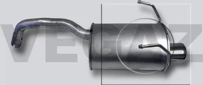 Produktbild von VEGAZ FTS-371 Endschalldämpfer für FIAT 500 (312) Auspuff