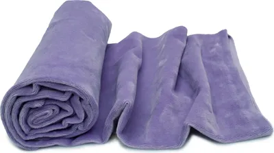 Obrázek produktu pro Minky pletenina hladký vzor, vřes 50 x 160 cm