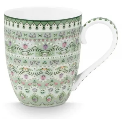 Image de PIP STUDIO Lily&Lotus Moon Delight Becher vert clair XL 450ml