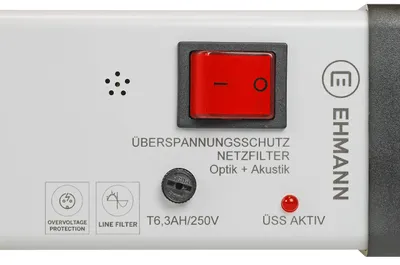 Produktbild von Ehmann 0207x00072301 Überspannung & Netzfilter Steckdosenleiste Überspannungssch