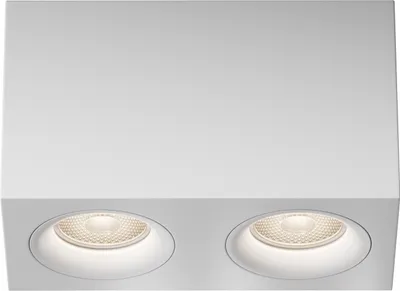 Produktbild von Maytoni  Deckenstrahler Slim 2x GU10 excl. Weiß aus Aluminum   50W für Küche, Schlafzimmer, Wohnzimmer, Esszimmer, Lobby