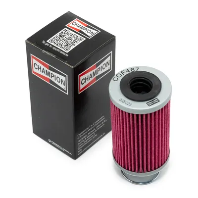Obrázok produktu pre Oleový filter Champion COF467, priemer 45 mm, výška 74 mm, určený pre motocykle MV Agusta Brutale 1090, modelové roky 2012-2015