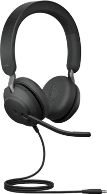 Immagine prodotto di GN Jabra Jabra Evolve2 40 MS Stereo - Cuffie - on-ear - cablate - USB-C - isolamento del rumore -  per