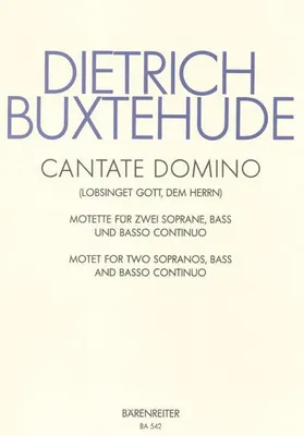 Produktbild von Cantate Domino (Lobsinget Gott, dem Herrn) BuxWV 12