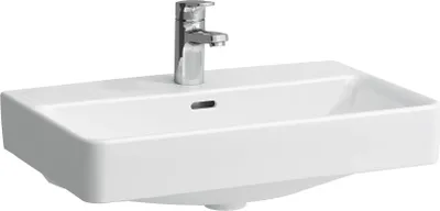 Produktbild von Laufen LF Pro S Waschtisch, 1 Hahnloch, mit Überlauf, 550x465, weiß, 81096.2, 1 Stk.