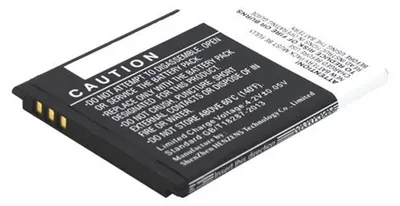 Produktbild von Akku für Panasonic KX-TU328EX Li-Ion 3,7 Volt 1000 mAh schwarz.
