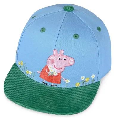 Koaa Cap für Kinder Peppa Wutz "Frühling" aus 100% Baumwolle in blau