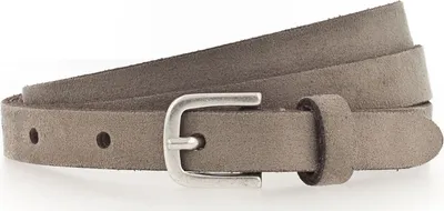 Immagine prodotto di Vanzetti Pelle cintura cintura in vita Slim Velours Belt W105 Taupe grigio talpa