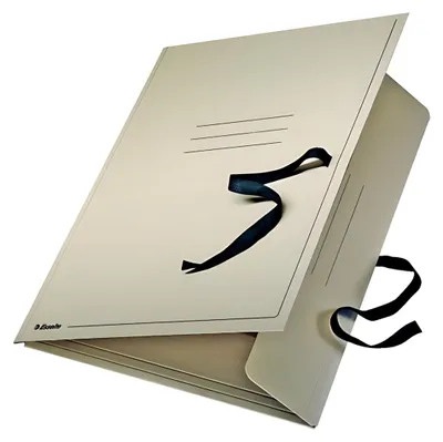 Produktbild von ESSELTE Zeichenmappe A1 grau Ablegemappe Material: Karton (RC) 550 g