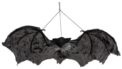 Produktbild von Schwarze Vampirfledermaus mit Fetzenflügeln 60 cm
