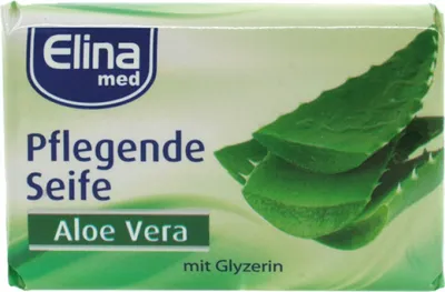 Produktbild von Elina med Aloe Vera Extrakt Hand Pflegende Seife 6x 100 g feste Seife Blockseife