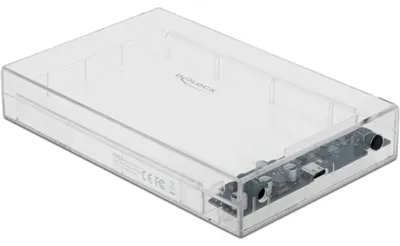 Produktbild von DeLOCK Externes Gehäuse für 3.5" SATA HDD mit USB Type-C Buchse