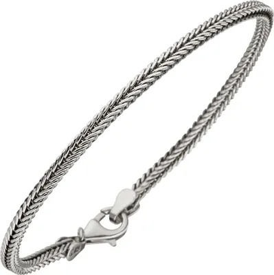 Produktbild von Fuchsschwanzarmband 925 Sterling Silber 19 cm Armband Silberarmband