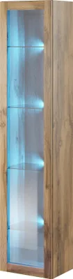 Produktbild von Vigo Glass'180' 180/40/30 Wotan Eiche Vitrine