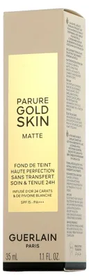 Productafbeelding van Guerlain Parure Gold Skin Matte, tint 8N (neutraal), 35 ml