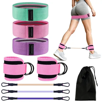 Productafbeelding van 8 Stuks Verstelbare Weerstandsbanden voor Fitness