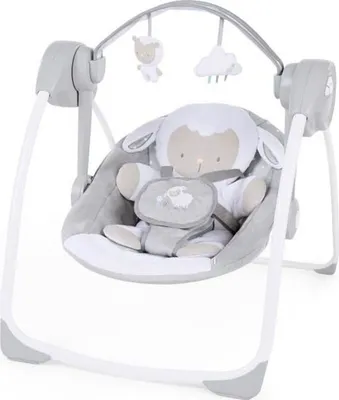 Immagine prodotto di Ingenuity Cuddle Lamb Grigio Altalena per bambini compatta 0 - 9 kg