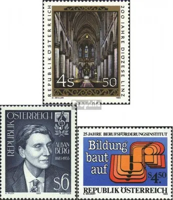 Produktbild von Briefmarken Österreich 1985 Mi 1802,1803,1804 (kompl.Ausg.) postfrisch Sondermarken
