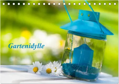 Produktbild von Gartenidylle (Tischkalender 2025 DIN A5 quer), CALVENDO Monatskalender