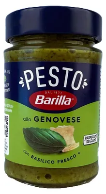 Imagen del producto de Barilla, Pesto alla Genovese, 190 g, de Conformidad Europeo (CE), envase metálico, 1 unidad
