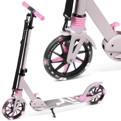 Immagine prodotto di Monopattino pieghevole per bambini, ruote LED, regolabile Movino City Light