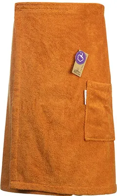 Immagine prodotto di A&R 042.50 | Sauna Kilt Uomo con chiusura in velcro - 65 x 150 cm - Colore: Cinnamon - Dimensioni: 65 x 150 cm
