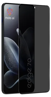 Obrázek produktu pro 1-balení Motorola Edge 70 Privacy Ochranné sklo na displej Privacy - Tvrzené sklo 9H - Super kvalita 3D