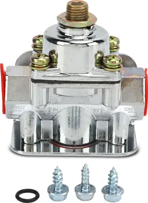 Produktbild von Carburetor -Kraftstoffdruckregler 4‑1/2 bis 9 psi 3/8in NPT Hafenzinklegierung 12‑803 für Holley