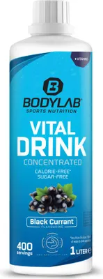 Produktbild von BODYLAB Vital Zero Drink - 1000ml - Black Currant