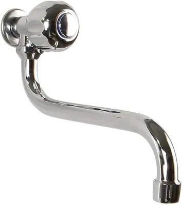 Obrázek produktu pro Odpadní ventil s otočnou výpusťkou, 23 cm, pro kuchyň – sklep (hahn10)