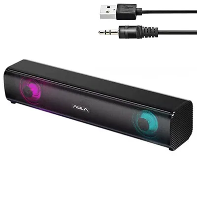 Image de USB PC Speaker Stereo Bass Speaker Multimedia Soundbar pour ordinateur portable