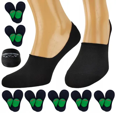 Produktbild von Pofantazjujmy Herren Sneaker Socken Schwarz 39/42 6 Paar