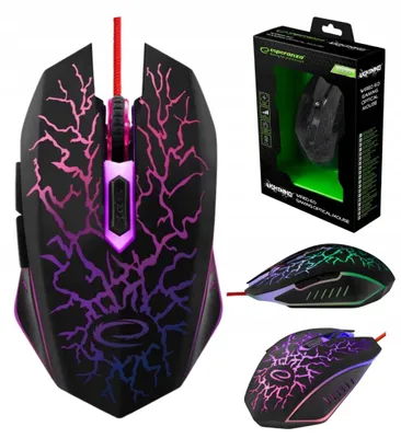 Produktbild von Esperanza ES9415 Gaming-Maus RGB Kabelgebunden 2400 DPI
