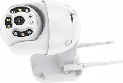 Zdjęcie produktu dla KAMERA ZEWNĘTRZNA OBROTOWA IP IOS ANDROID WIFI HD (biała)