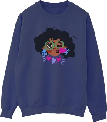 Produktbild von Disney - "Encanto" Sweatshirt für Damen BI16898 (M) (Marineblau)