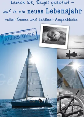 Produktbild von Perleberg7510133 Glückwunschkarte im Format 116 x 166 cm SpruchAnlas