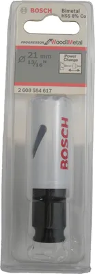 Produktbild von Bosch 2 608 584 617, Einzelbild, Metall, Holz, Hochgeschwindigkeitsstahl (HSS), 2,1 cm, 1 Stück(e)