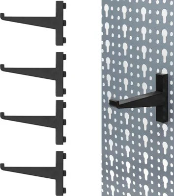 Produktbild von 4x Haken für Küpper Lochwand Werkzeugwand Halter Universal Halterung Werkzeughalter