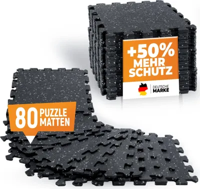 Immagine prodotto di Tappetino di protezione del pavimento in gomma extra-densa (nero-grigio)