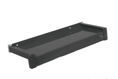 Produktbild von Aluminium Fensterbank RAL 7016 Anthrazitgrau 195 mm Ausladung MF 4 Gleitabschluss 700 mm