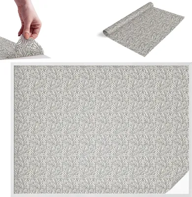 Obrázok produktu pre Ochranná fólia proti pohľadu – 146 x 200 cm – farebné sklo / dizajn vitráže – nepriehľadná a dekoratívna – samolepiaca dekoratívna fólia na sklo – ochrana proti UV žiareniu, jednoduchá montáž – listy a kvety