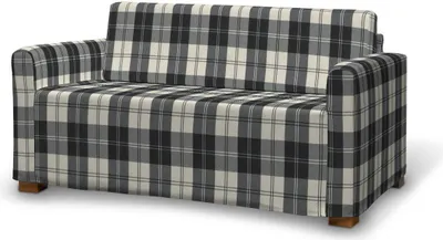 Produktbild von Dekoria Bezug für Solsta Sofa, schwarz- weiss, Solsta