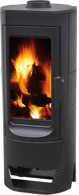 Produktbild von Plamen Nera – hochwertiger Guss-Holzofen, elegantes Design, 13 kW