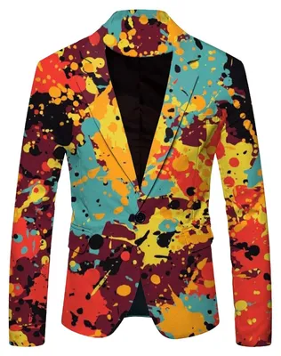 Imagen del producto de Pantalones holgados con estampado de colores