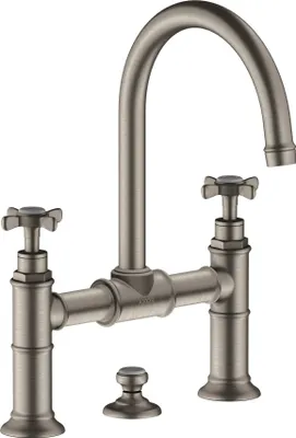 Immagine prodotto di hansgrohe AXOR Montreux mitigeur lavabo 2 poignées 220, vidage escamotable, 16510800, 16510800
