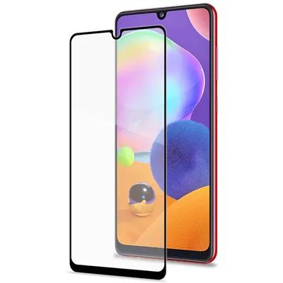 Produktbild von Celly FULLGLASS915BK, Samsung, Galaxy A31, Staubresistent, Kratzresistent, Schwarz, Transparent, 1 Stück(e)