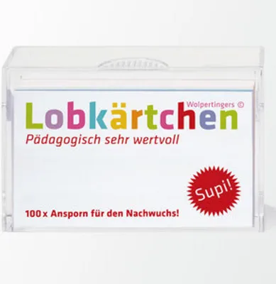 Produktbild von Lobkärtchen Kinder / 100 Papierkärtchen