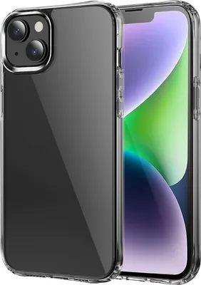 Zdjęcie produktu dla Dla iPhone 15 Plus Shockproof Przezroczysta skrzynka na telefon akrylowy (przezroczysta)